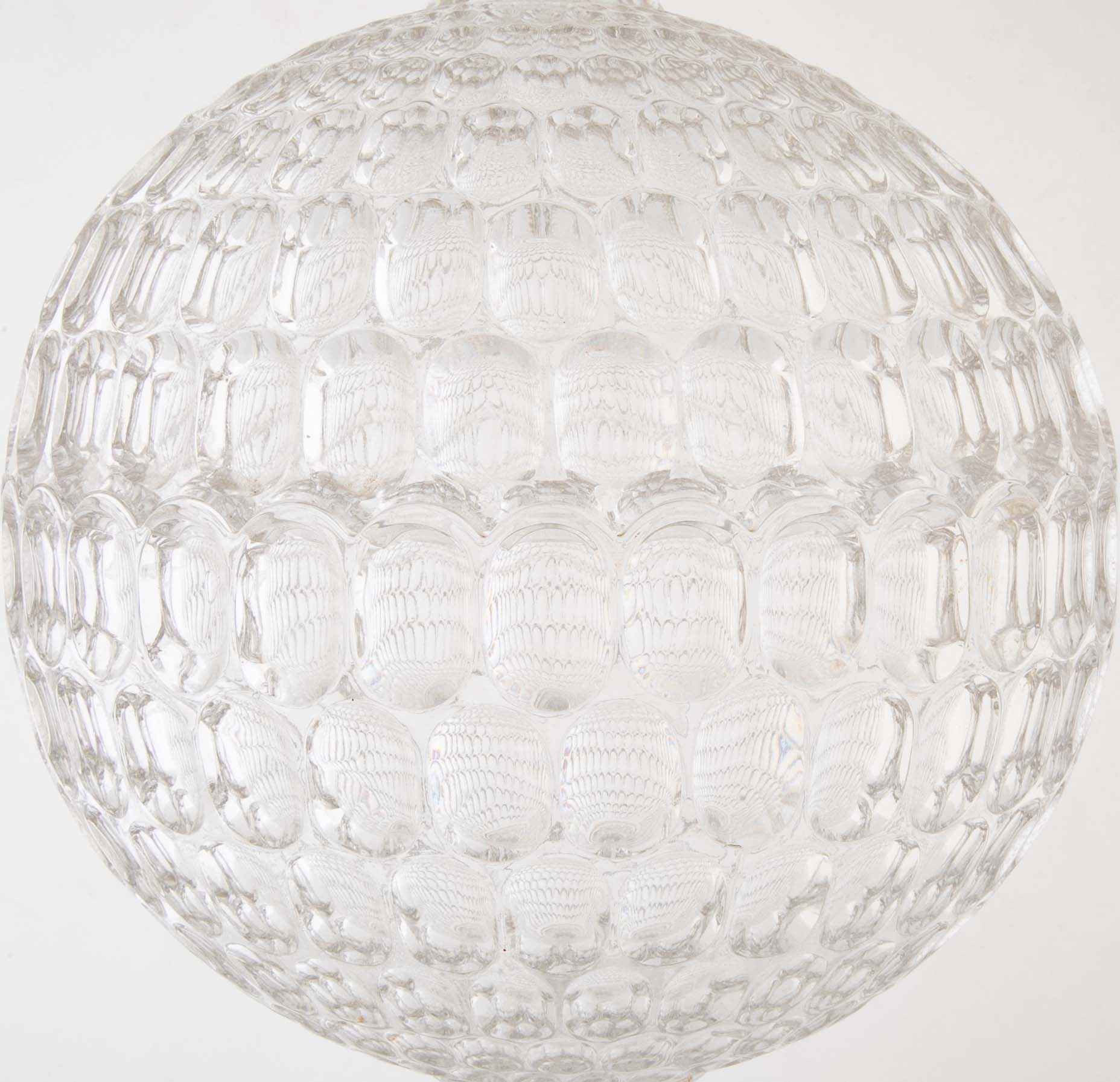 A Early Thumbprint Spherical Covered Compote by Bakewell Pears