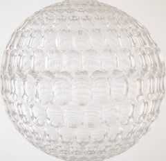 A Early Thumbprint Spherical Covered Compote by Bakewell Pears