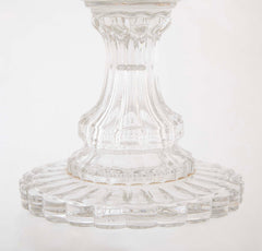 A Early Thumbprint Spherical Covered Compote by Bakewell Pears