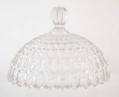 A Early Thumbprint Spherical Covered Compote by Bakewell Pears