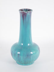 Trumpet Form Aqua Glazed Fulper Vase