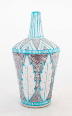 Mid-Century Glazed Italian Stoneware Vase by C.A.S Vietri