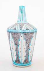 Mid-Century Glazed Italian Stoneware Vase by C.A.S Vietri
