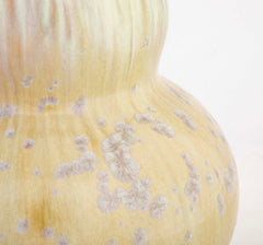 Double Gourd Vase by Mougin Freres with Crystalline and Drip Glaze