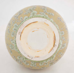 Double Gourd Vase by Mougin Freres with Crystalline and Drip Glaze