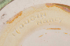 Double Gourd Vase by Mougin Freres with Crystalline and Drip Glaze