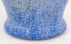 Large Baluster Form Fulper Pottery Blue Crystalline Vase