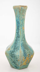 Pierrefonds Crystalline Glazed Pottery Elongated Gourd Shape Vase