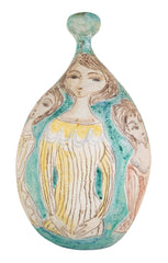"Ronde de Jeunes Femmes, 1956" Pyriform Ceramic Vase by Marcello Fantoni