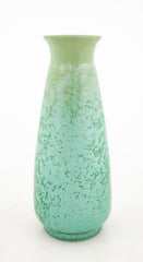 Sarreguemines Pottery Crystalline Green Glazed Vase