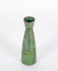 Hasegawa Yoshihisa Green Patinated Bronze Vase