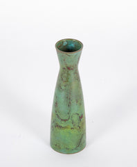 Hasegawa Yoshihisa Green Patinated Bronze Vase