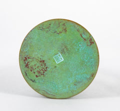 Hasegawa Yoshihisa Green Patinated Bronze Vase