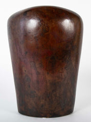 Misawa Hiroshi Bronze Vase in Stylized Kimono Form