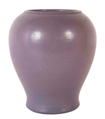 Marblehead Pottery Lavender Glazed Ovoid Pottery Vase