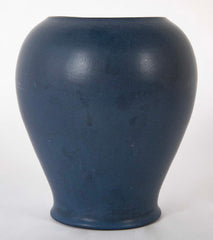 Blue Glazed Marblehead Pottery Ovoid Vase