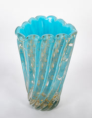 Ercole Barovier for Barovier & Toso "Cordonato D'Oro" Glass Vase