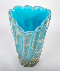 Ercole Barovier for Barovier & Toso "Cordonato D'Oro" Glass Vase