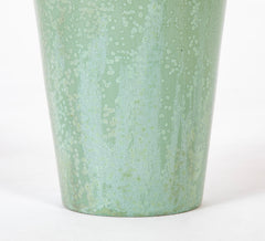 A Fulper Pottery Vase with Cucumber Glaze