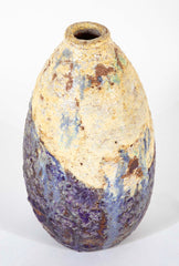 Marcello Fantoni Mid-Century Rough Glazed Stoneware Vase