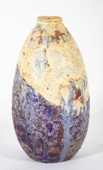 Marcello Fantoni Mid-Century Rough Glazed Stoneware Vase
