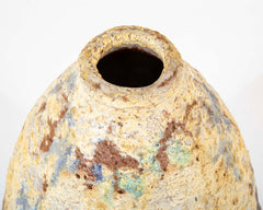 Marcello Fantoni Mid-Century Rough Glazed Stoneware Vase
