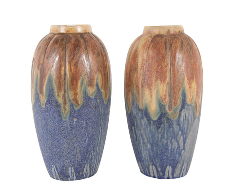 Pair of Pottery Vases by Gilbert Meternier