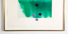 "Green Darkness" Screenprint by Victor Pasmore