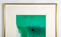 "Green Darkness" Screenprint by Victor Pasmore