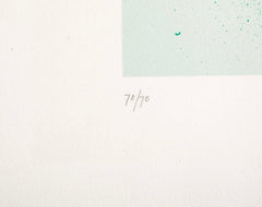 "Green Darkness" Screenprint by Victor Pasmore