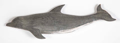 Set of Three Plaques of Carved and Painted Porpoises