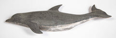 Set of Three Plaques of Carved and Painted Porpoises