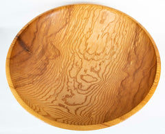 Large wooden bowl by Walter Goodridge.