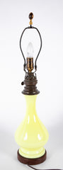 Glass Fluid Form Baluster Lamp