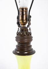 Glass Fluid Form Baluster Lamp