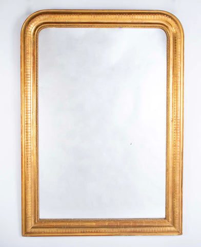 Louis Philippe Gilt Wood Framed Mirror