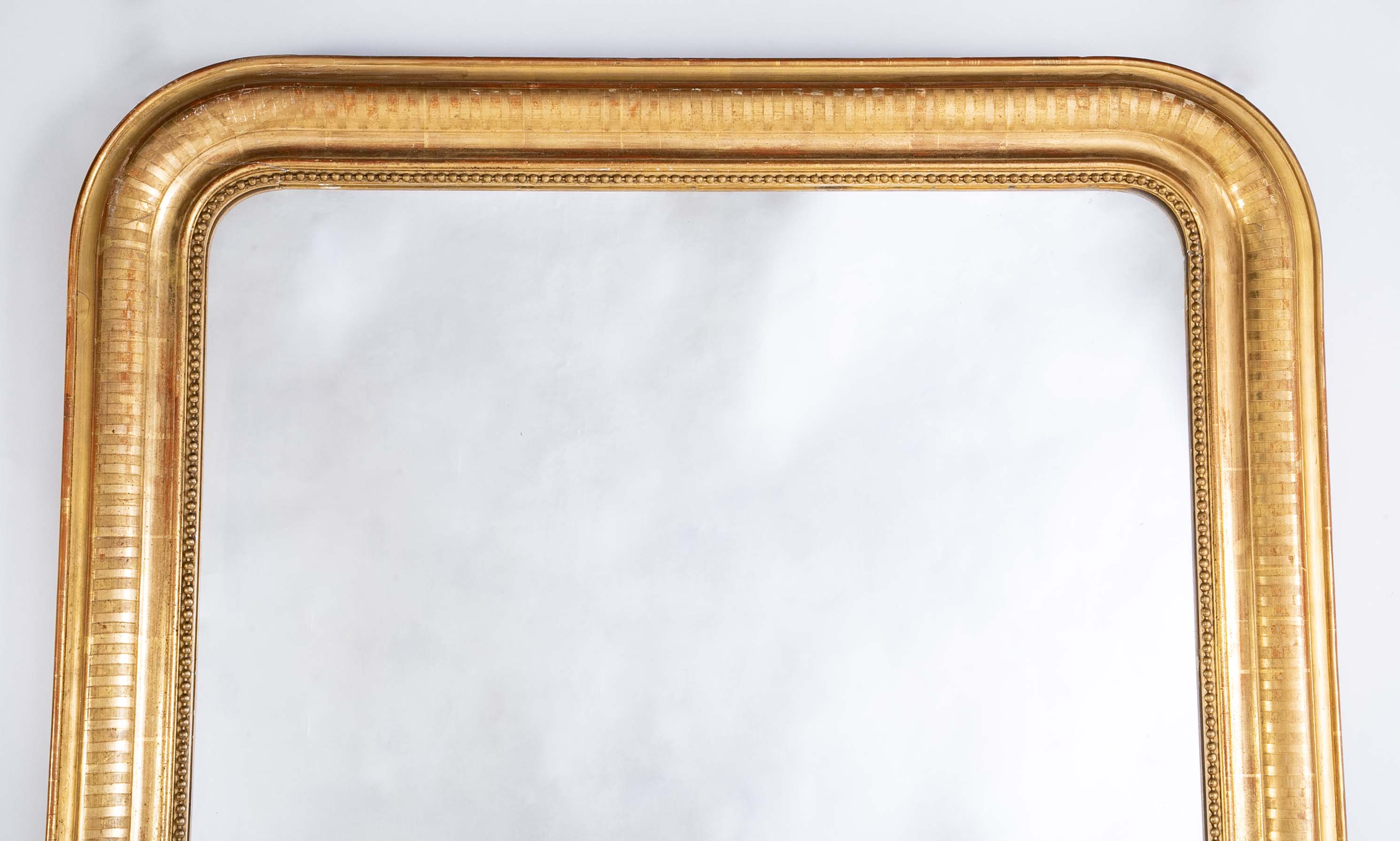 Louis Philippe Gilt Wood Framed Mirror