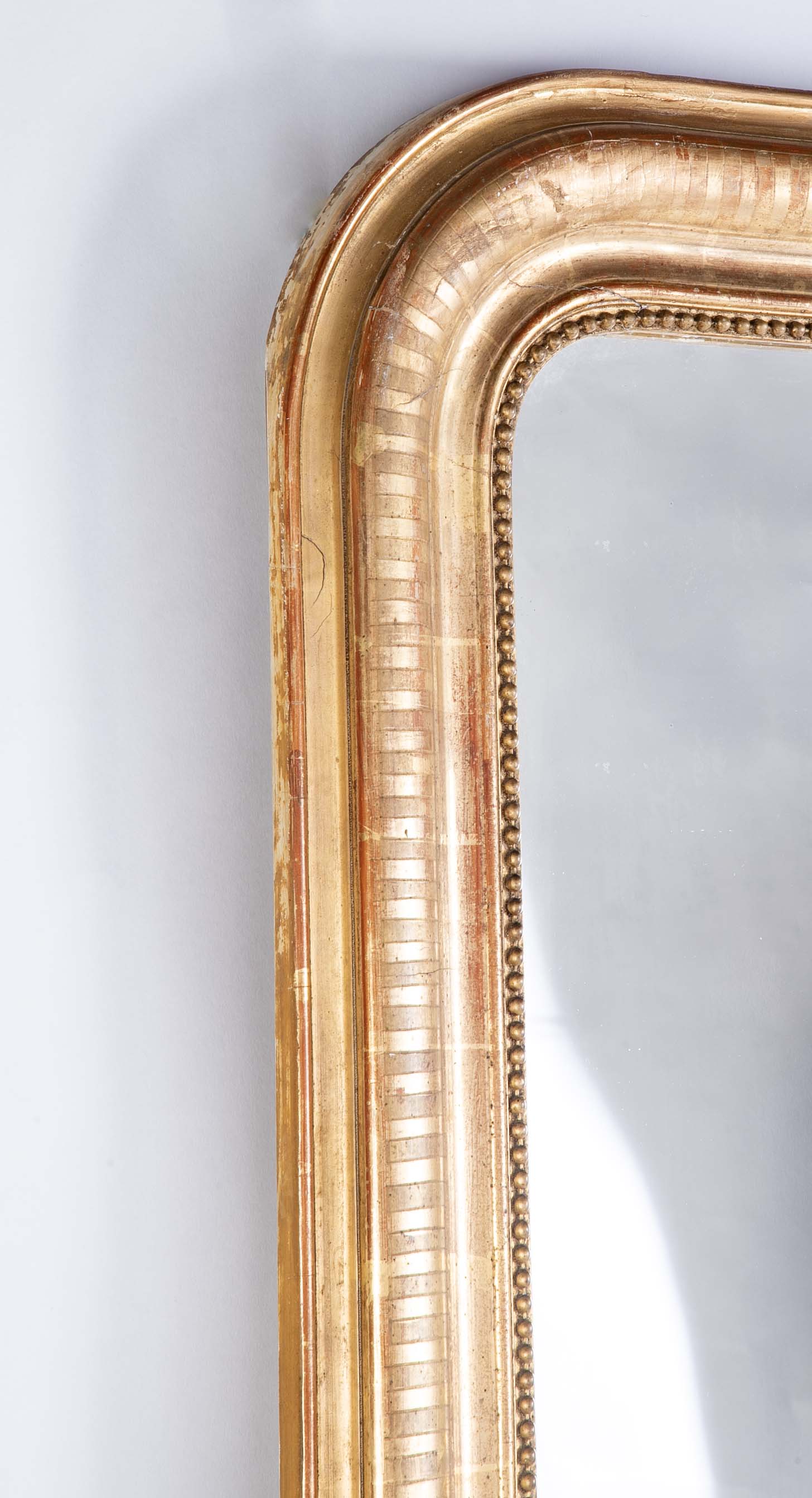 Louis Philippe Gilt Wood Framed Mirror