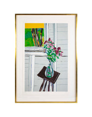 Alice Neel  (1900-1984) Still Life "Vase of Flowers"
