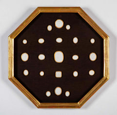 Set of 10 Octagonally Framed Italian Grand Tour Plaster Intaglios