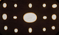 Set of 10 Octagonally Framed Italian Grand Tour Plaster Intaglios