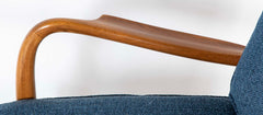 Pair of Danish Modern Armchairs by Fritz Hansen: Model 1605