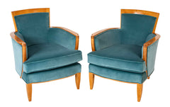Pair of Armchairs by Jules Leleu