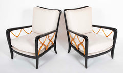 Pair Of Paolo Buffa Style Lounge Chairs