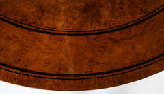English Burl Wood Center Table