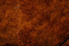 English Burl Wood Center Table