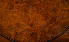English Burl Wood Center Table