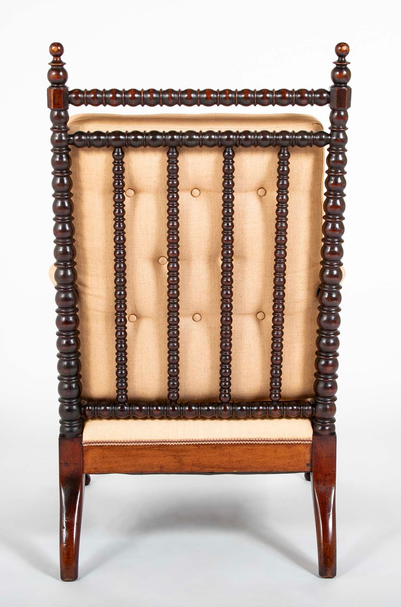 Late 19th / Early 20th Century American Bobbin Armchair