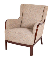 Frits Henningsen Mahogany Chair in BDDW fabric