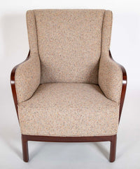 Frits Henningsen Mahogany Chair in BDDW fabric